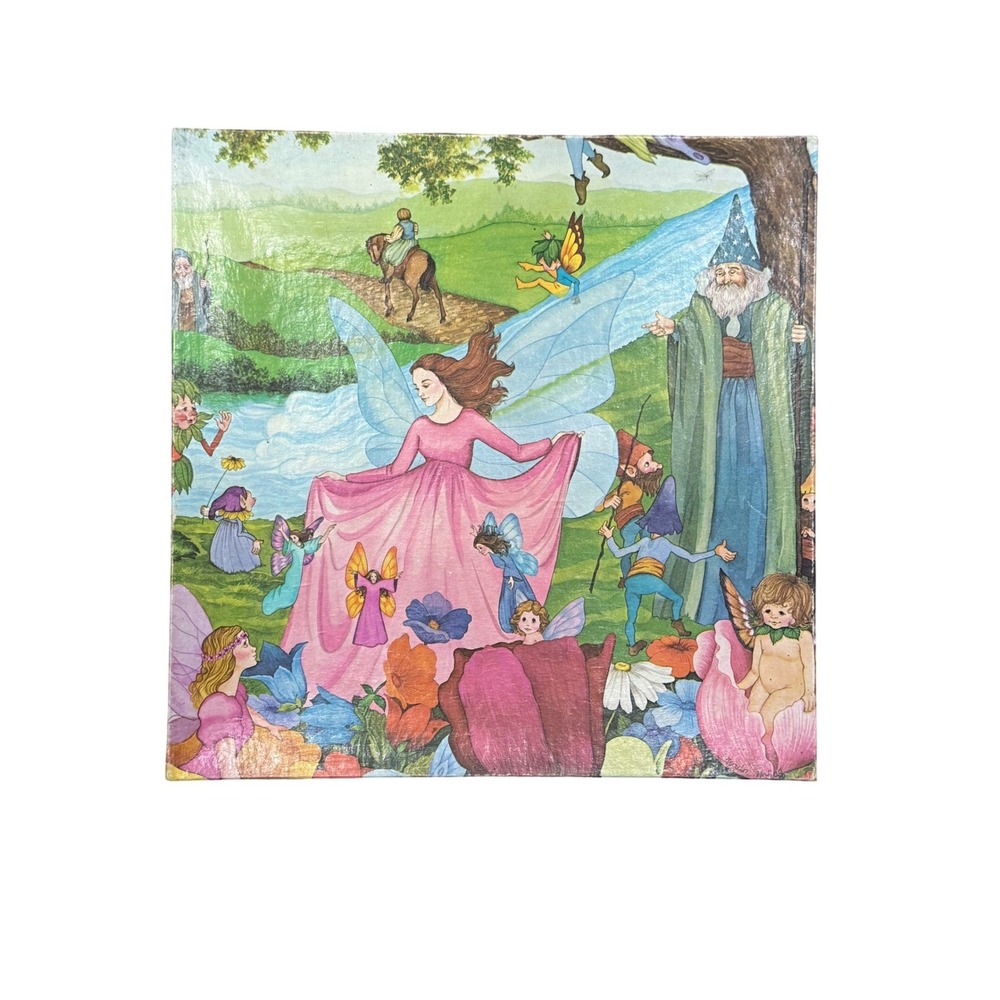 Vintage 1982 Hoyle Island Fantasy 550 Piece Jigsaw Puzzle Linda Hobag Fairies